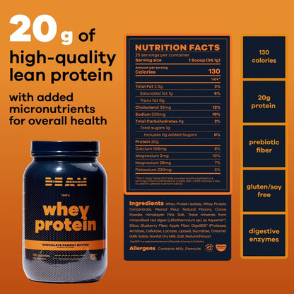 BEAM Be Amazing - Whey Protein Powder | Soy and Gluten-Free Protein Powder