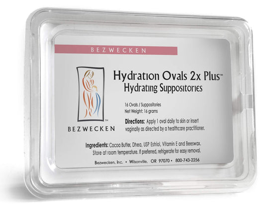 Bezwecken – Hydration Ovals 2x Plus DHEA – 16 Extra Strength Oval Suppositories