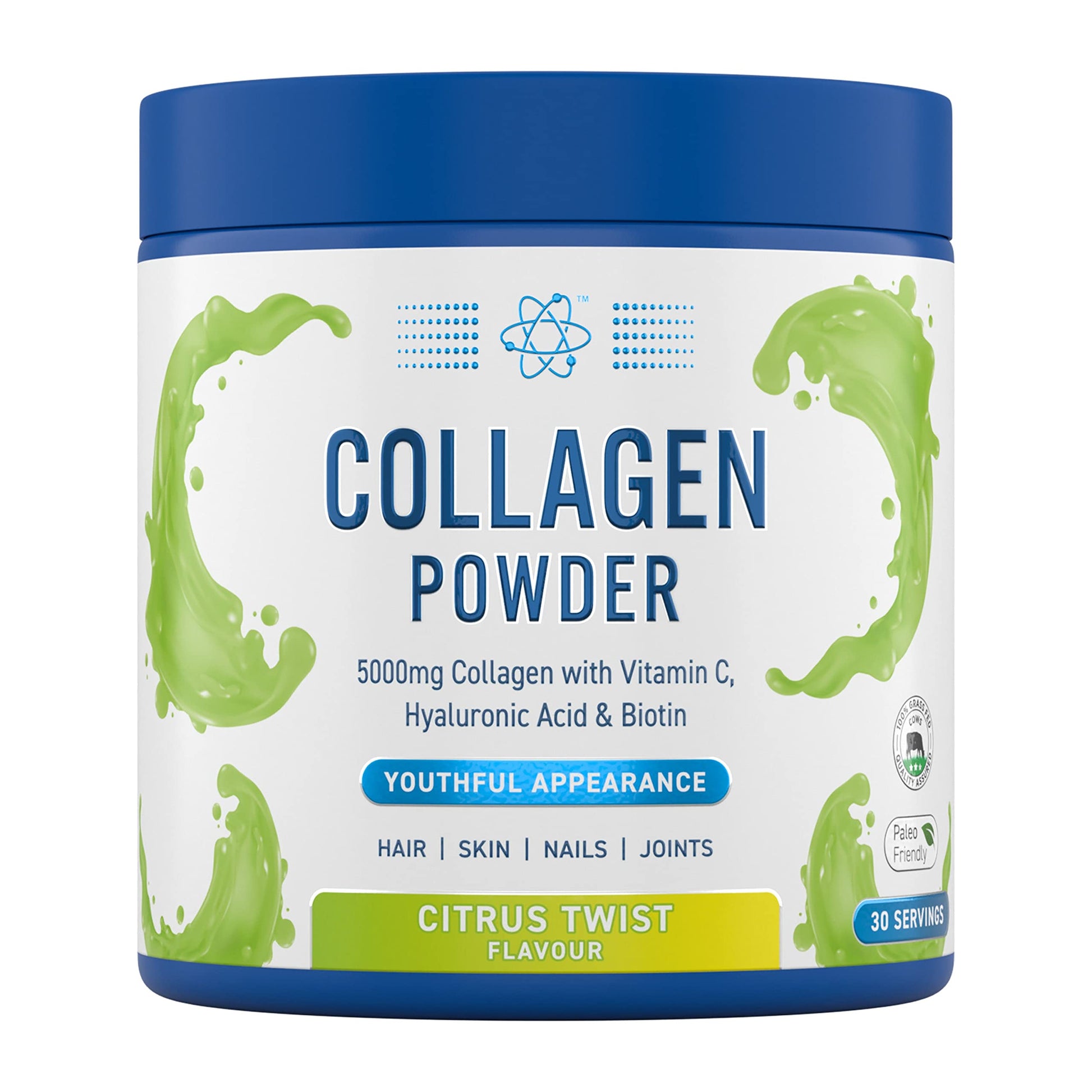 Applied Nutrition Collagen Powder - Citrus Twist Flavour - 5000mg Hydrolysed Bovine Flavoured