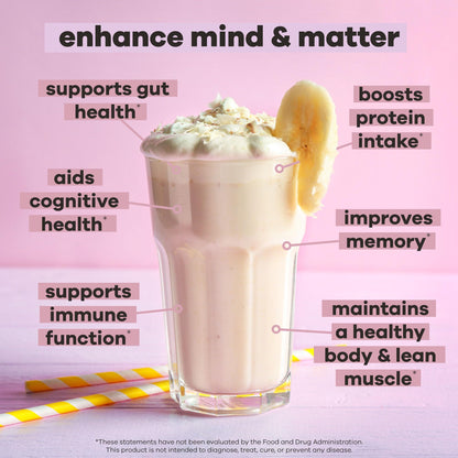 basd Mind & Body Protein, Creamy Vanilla Shake | Plant-Based Protein | Vegan, Gluten-Free