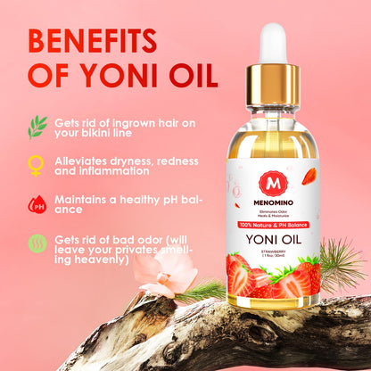 2 Pack Yoni Oil Feminine Oil for Women pH Balance - Feminine Deodorant - Vaginal Moisturizer - Eliminates Odor