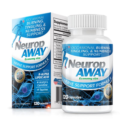 NeuropAWAY Nerve Support Formula, a Patented, Clinically Proven Formula to Strengthen Nerve Health