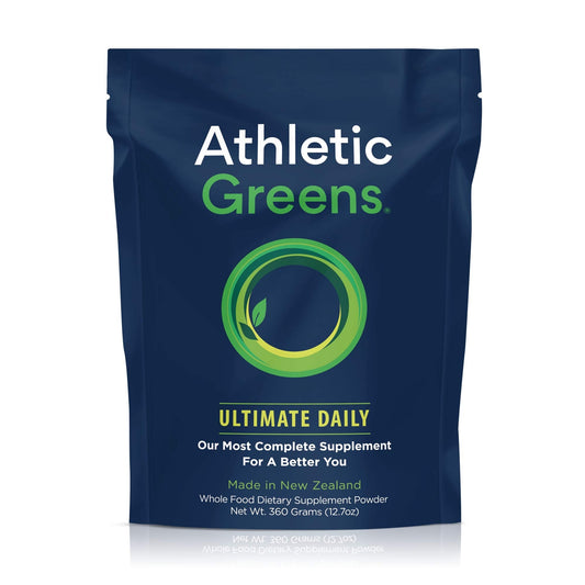 Athletic Greens Ultimate Daily, Whole Food Sourced All in One Greens Supplement Powder