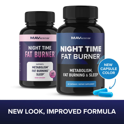 Night Time Fat Burner | Weight Loss Support for Women | Appetite Suppressant, Carb Block