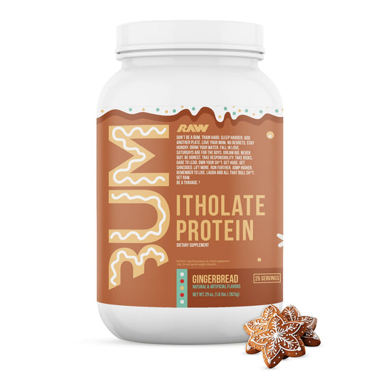 RAW Whey Isolate Protein Powder, Gingerbread (CBUM Itholate Protein) - 100% Grass