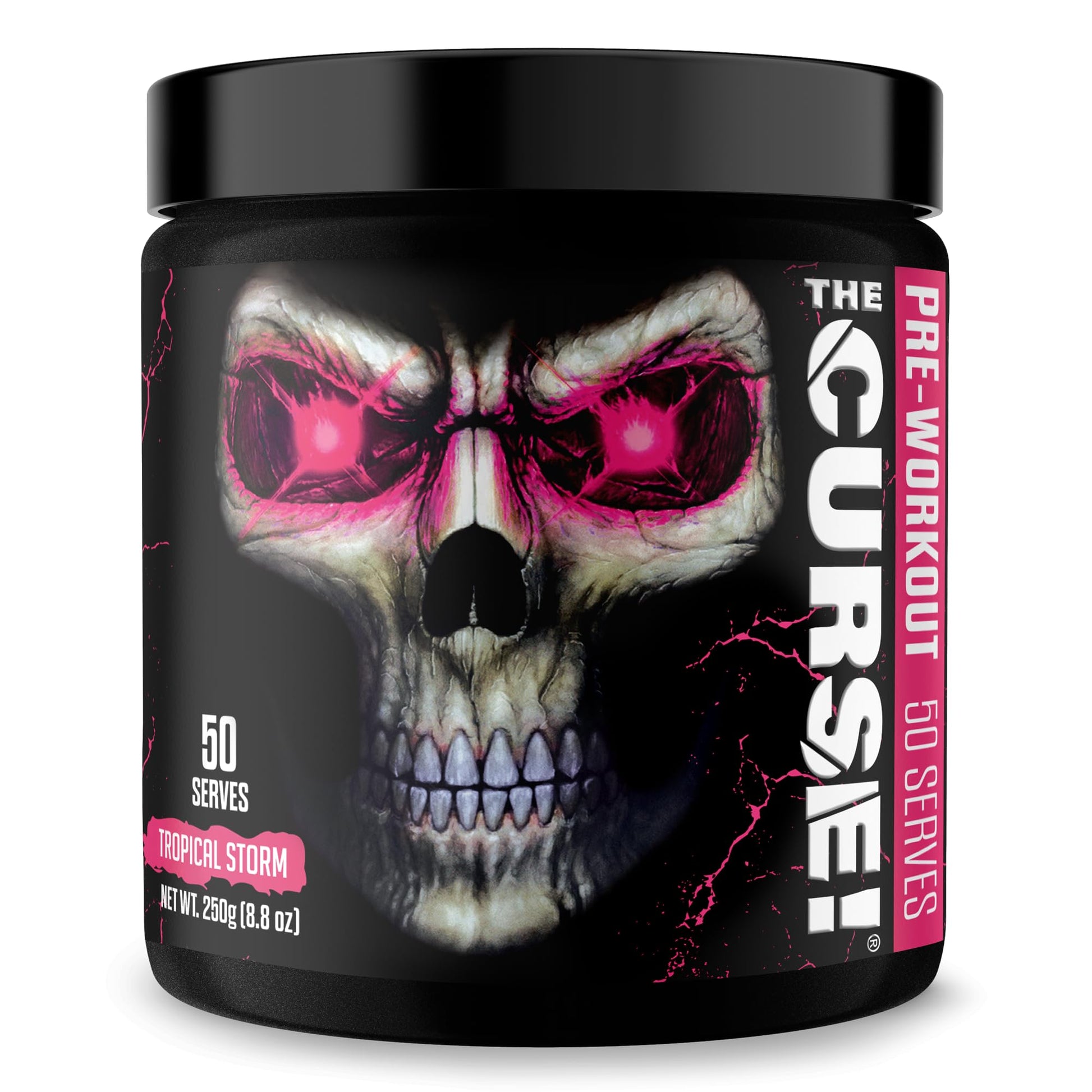 JNX SPORTS The Curse! Pre Workout Powder - Tropical Storm 50 Servings | Preworkout