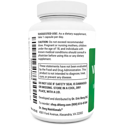 Dr. Berg Natural Vitamin B1 B6 B12 Complex - Allithiamine Vitamin B1 Supplement