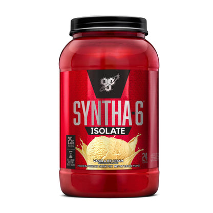 BSN SYNTHA-6 Isolate Protein Powder, Vanilla Protein Powder with Whey Protein Isolate