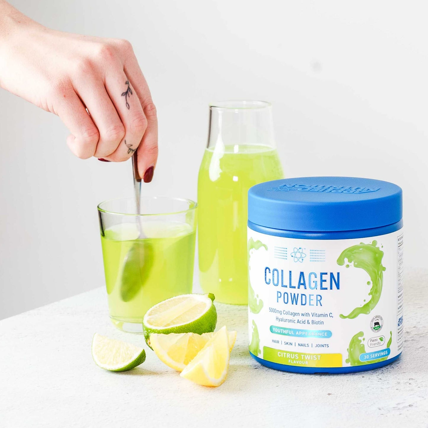 Applied Nutrition Collagen Powder - Citrus Twist Flavour - 5000mg Hydrolysed Bovine Flavoured