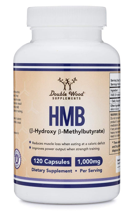 HMB Supplement, Third Party Tested, Made in USA, 120 Capsules, 1000mg per Serving