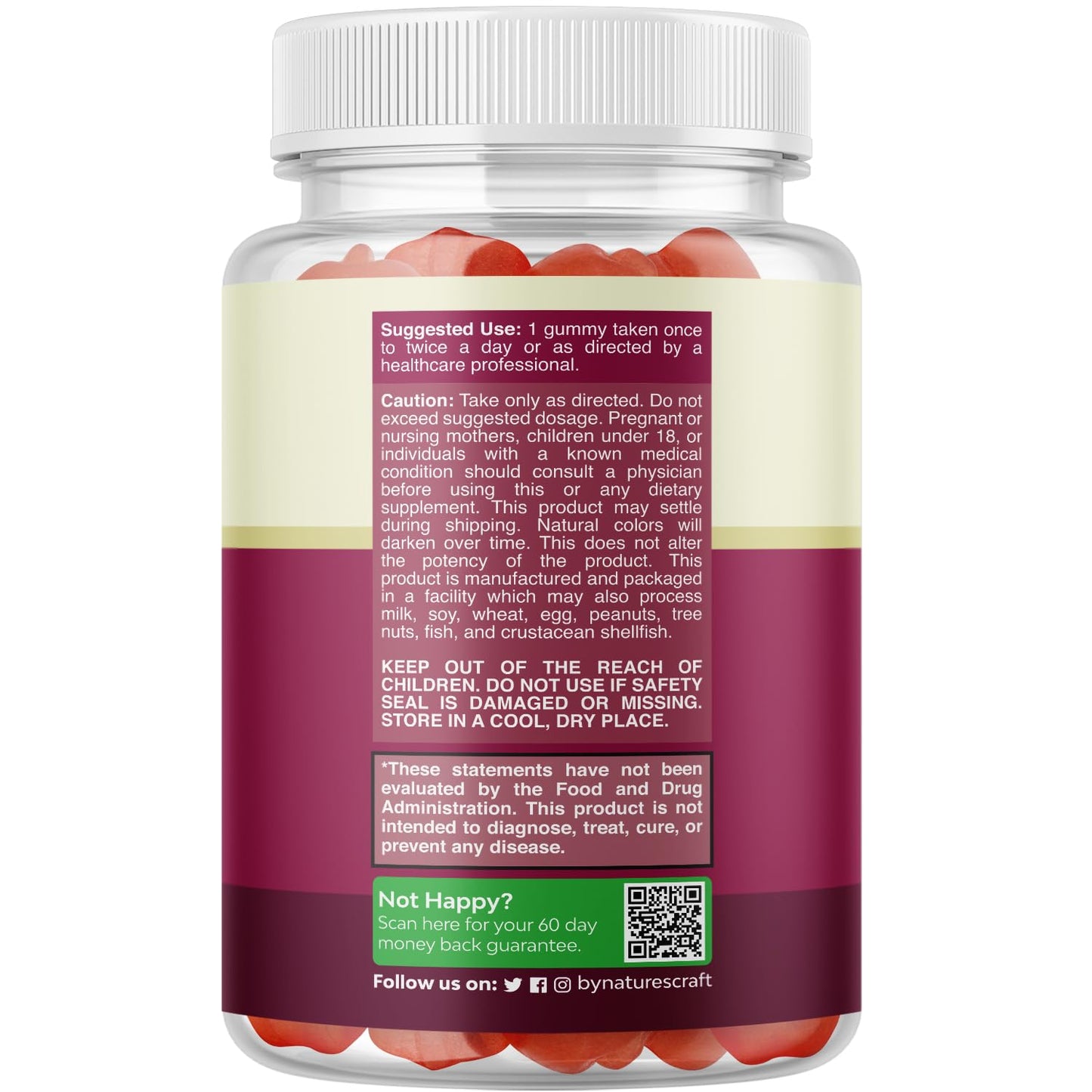 ACV Apple Cider Vinegar Gummies - Natural Energy Supplement ACV with Mother