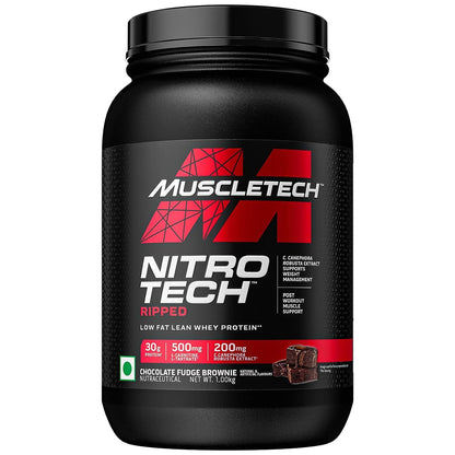 Protein Powder for Weight Loss |MuscleTech Nitro-Tech Ripped |Whey Protein Powder 