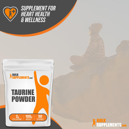 BULKSUPPLEMENTS.COM Taurine Powder - Taurine Supplement, Taurine 2000mg