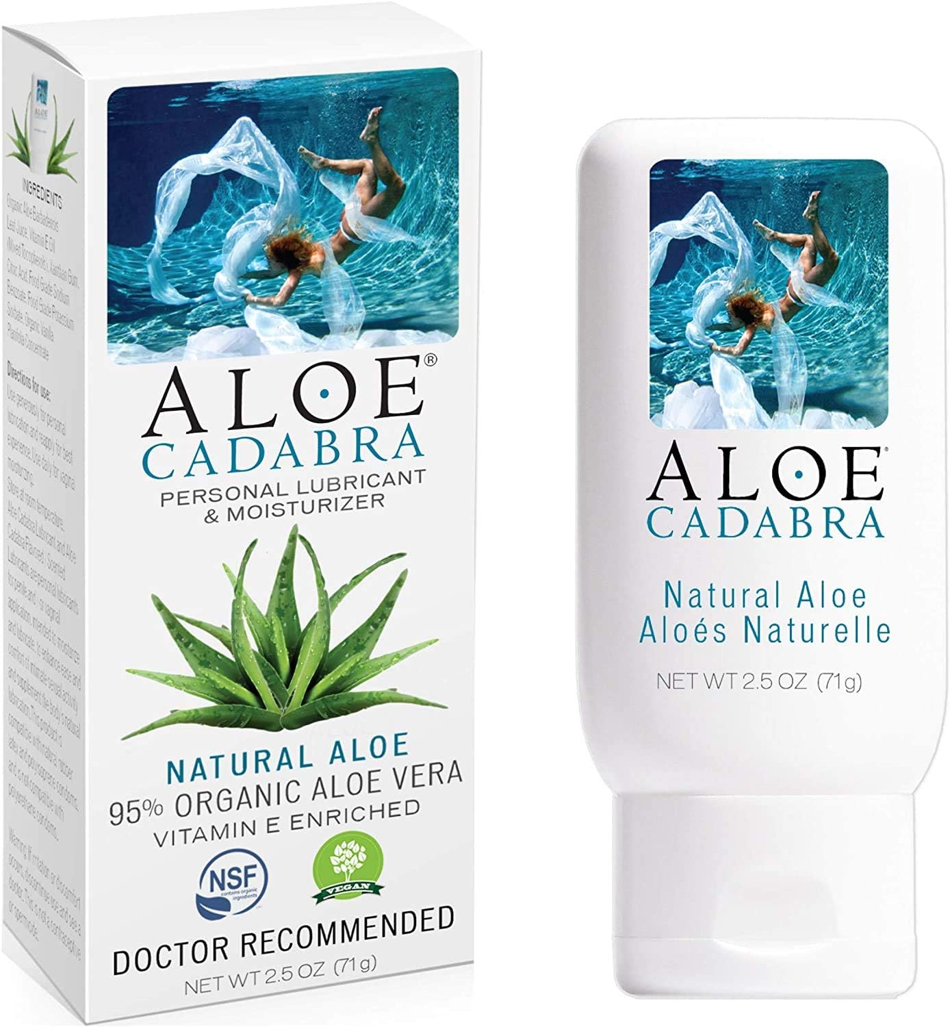 Aloe Cadabra Organic Water Based Personal Lubricant and Natural Vaginal