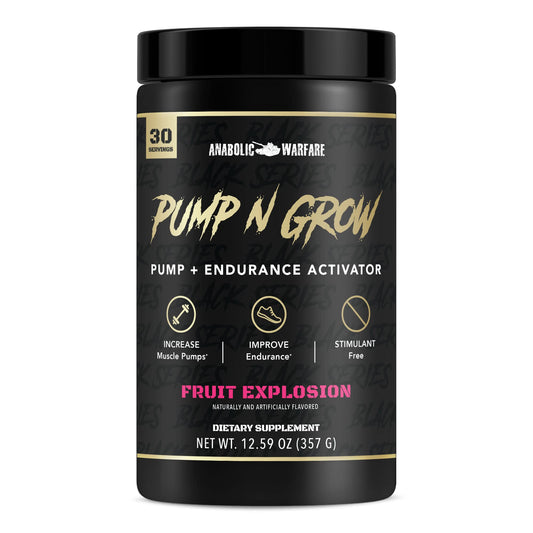 Anabolic Warfare Pump-N-Grow Muscle Pump Supplement Caffeine Free Pre Workout