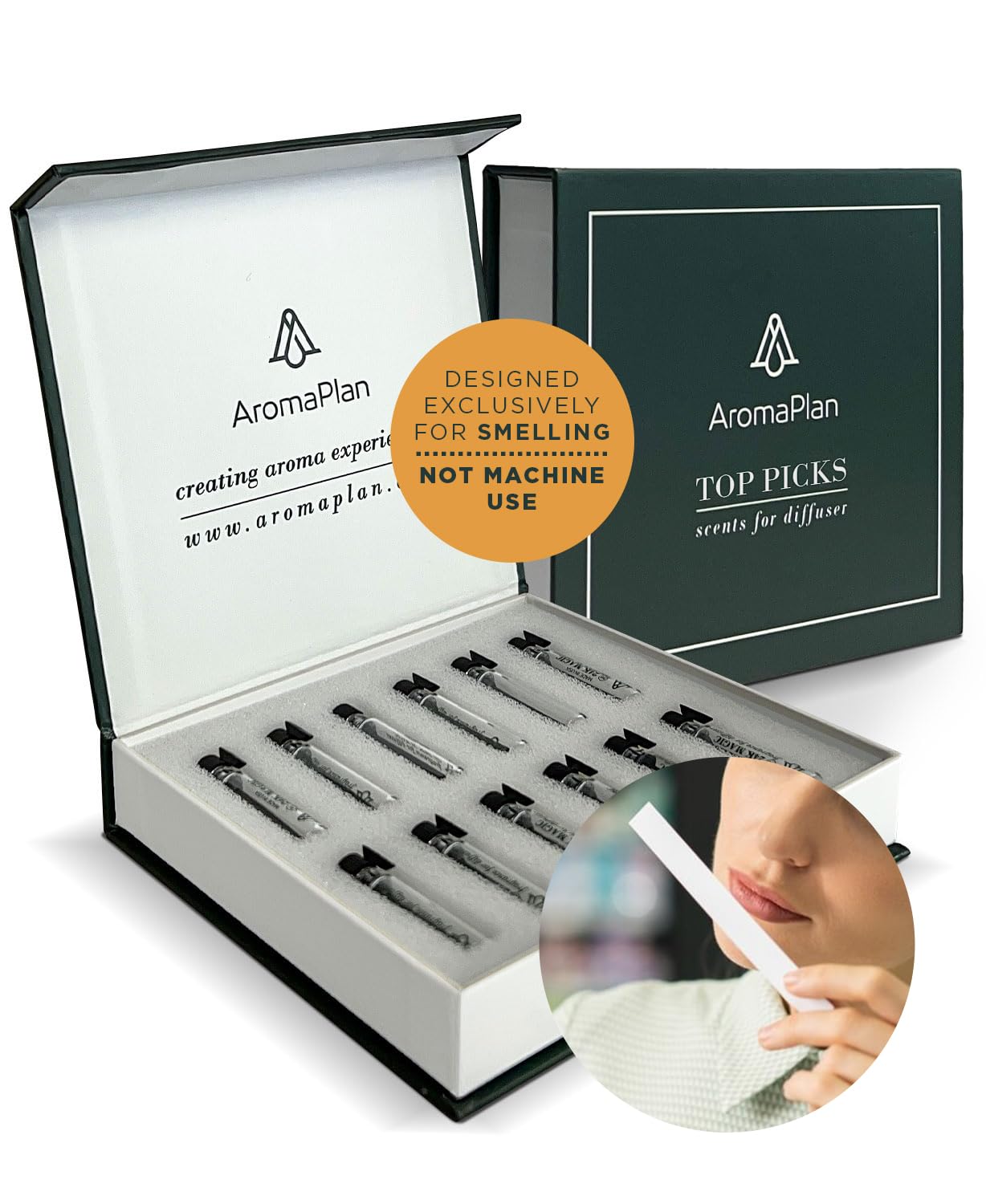 Aromaplan Sample Set, Top Picks Set Collection Exclusively for Smelling, NOT Machine USE