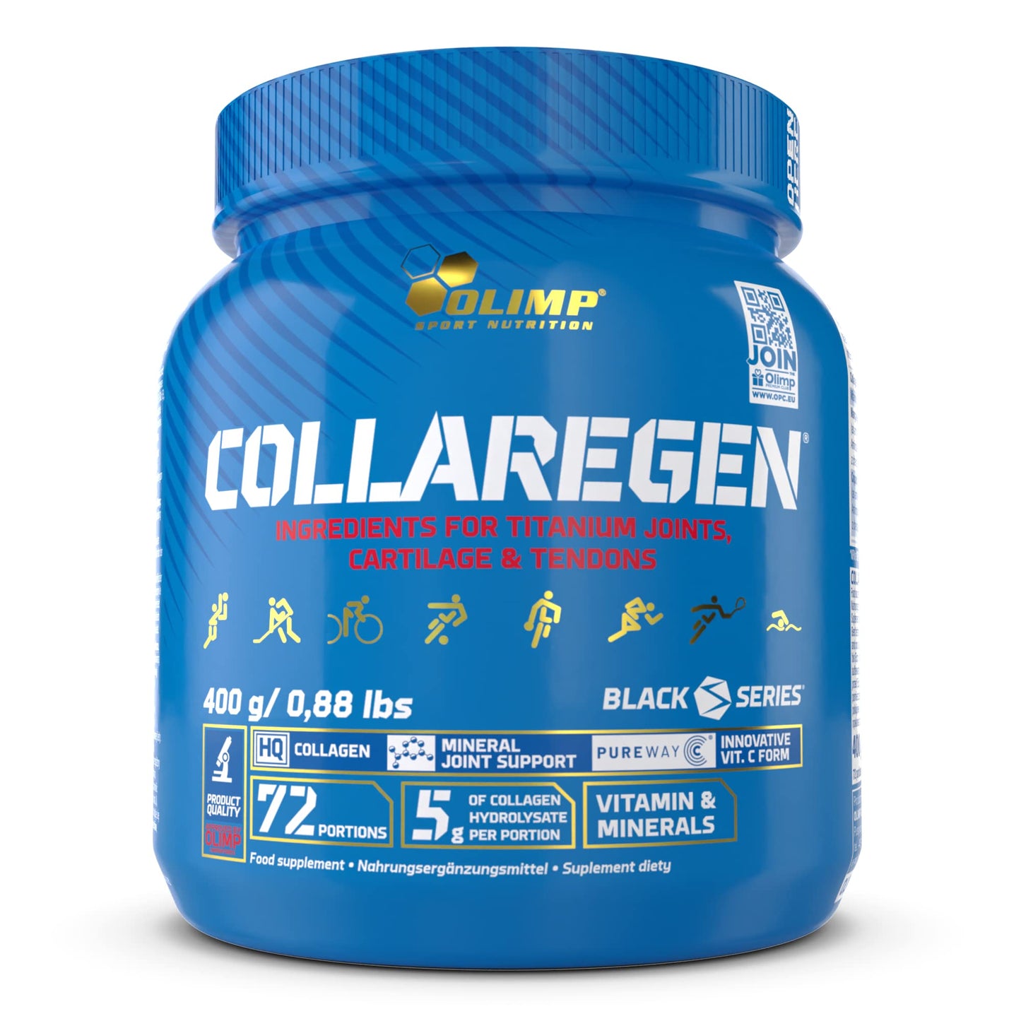 Olimp Labs Collaregen Mineral Supplement, Orange Flavour Powder, 400 g