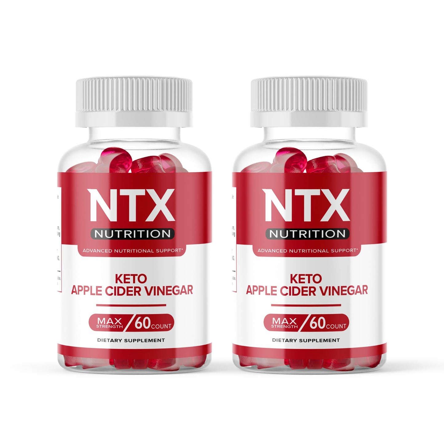 (Official 2 Pack) NTX Keto BHB Gummies for Weight Loss, NTX Keto ACV Gummies Advanc