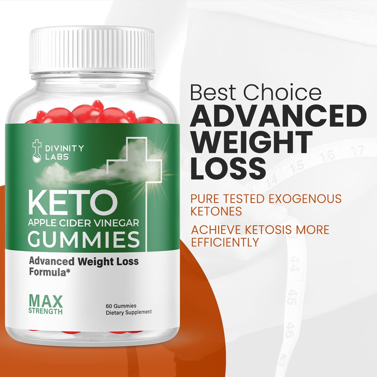 Ark Labs Divinity Labs Keto ACV Gummies, Gummies (3 Pack)