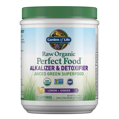 Garden of Life Raw Organic Perfect Food Alkalizer & Detoxifier Juiced Greens Superfood