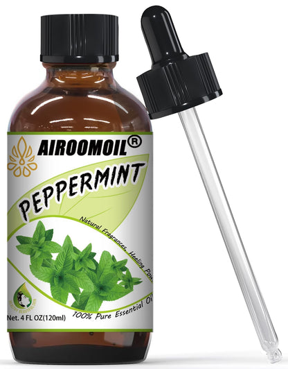 airoomoil Invigorating Peppermint Essential Oil for Showers Skin Use Shampoo Soap Ideal