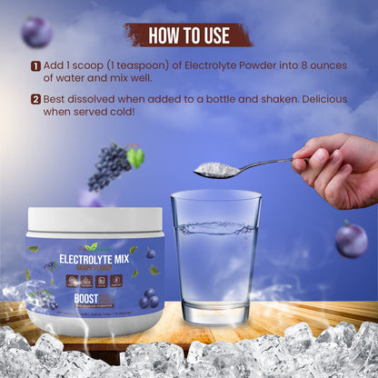 Electrolyte Powder - Refreshing Workout Recovery Electrolytes, Sugar Free, Gluten Free