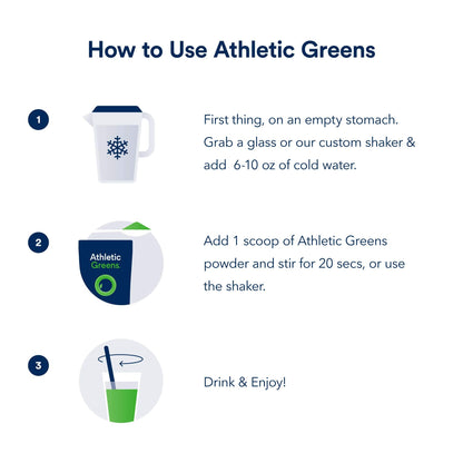 Athletic Greens Ultimate Daily, Whole Food Sourced All in One Greens Supplement Powder