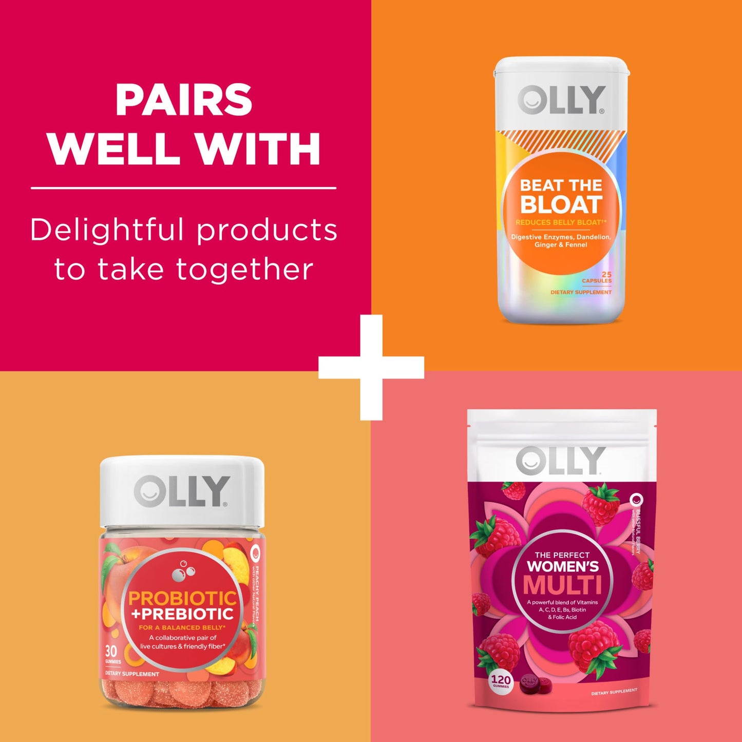 OLLY Metabolism Gummy Rings, Apple Cider Vinegar, Vitamin B12, Chromium, Energy