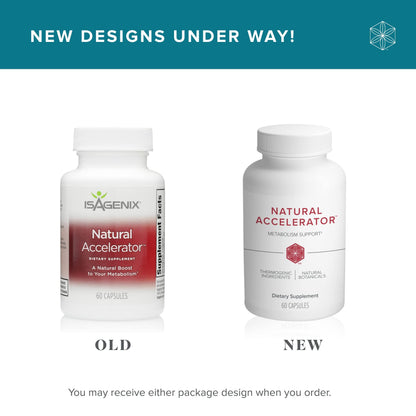 Isagenix Natural Accelerator New Blend Supports Enhanced Metabolism Features Sinetrol