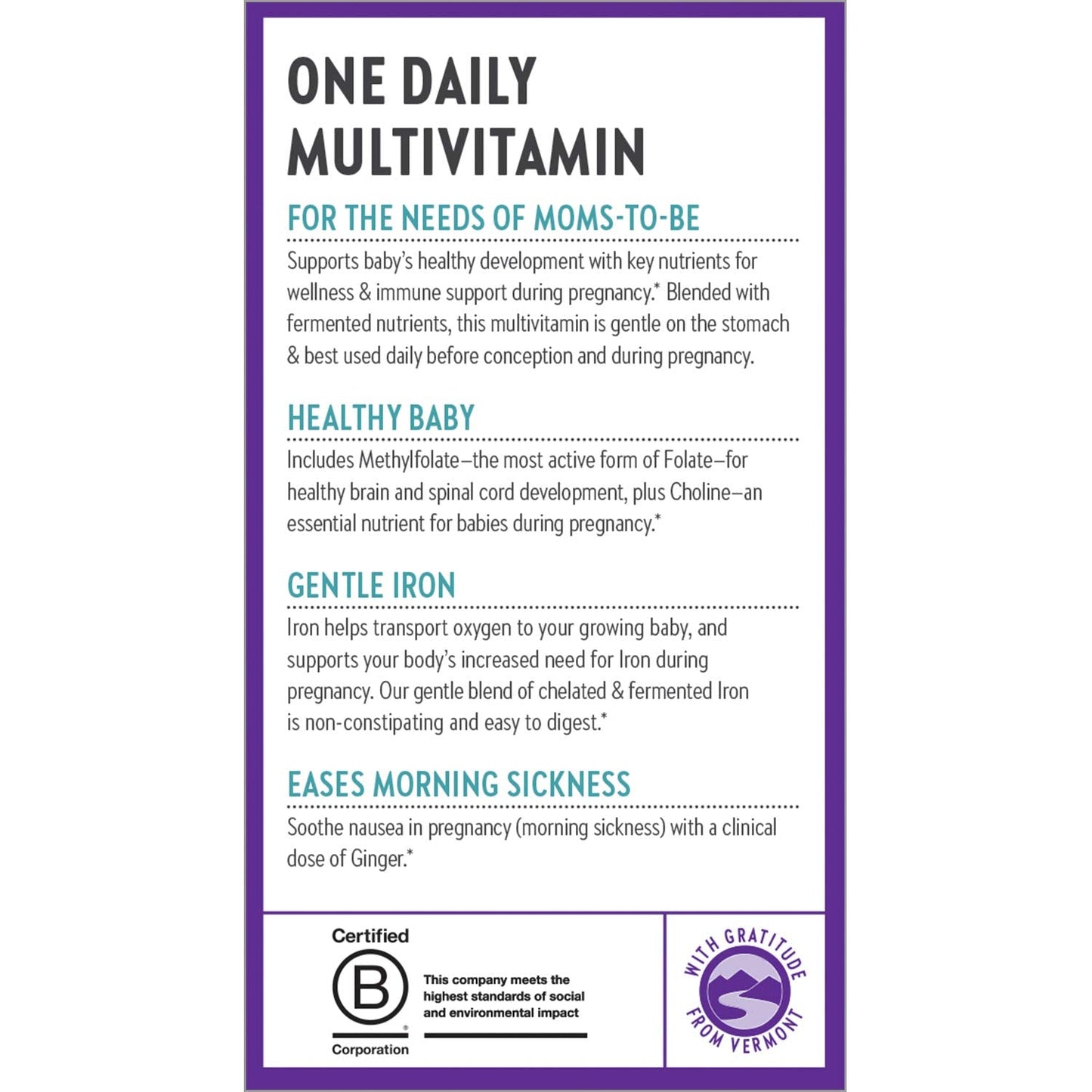 New Chapter Prenatal Vitamins, One Daily Prenatal Multivitamin with Methylfolate