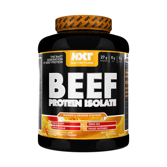 NXT Nutrition Beef Protein Isolate Powder - Protein Powder High in Natural Amino Acids