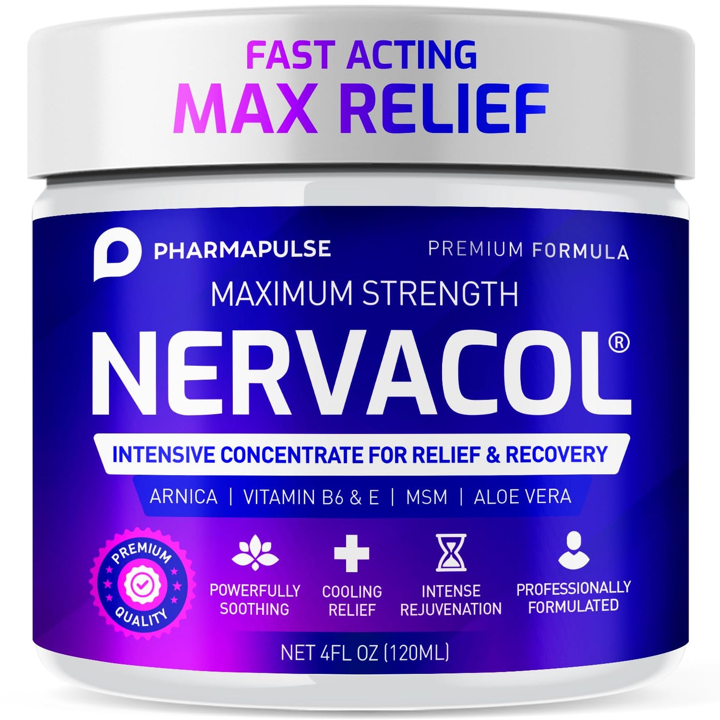 Neuropathy Nerve Therapy & Relief Cream - Maximum Strength Relief Cream for Foot