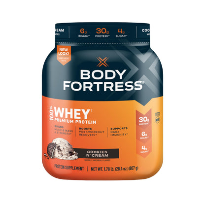 Body Fortress Super Advanced Isolate Protein Powder, Gluten Free, Vanilla Creme Flavored