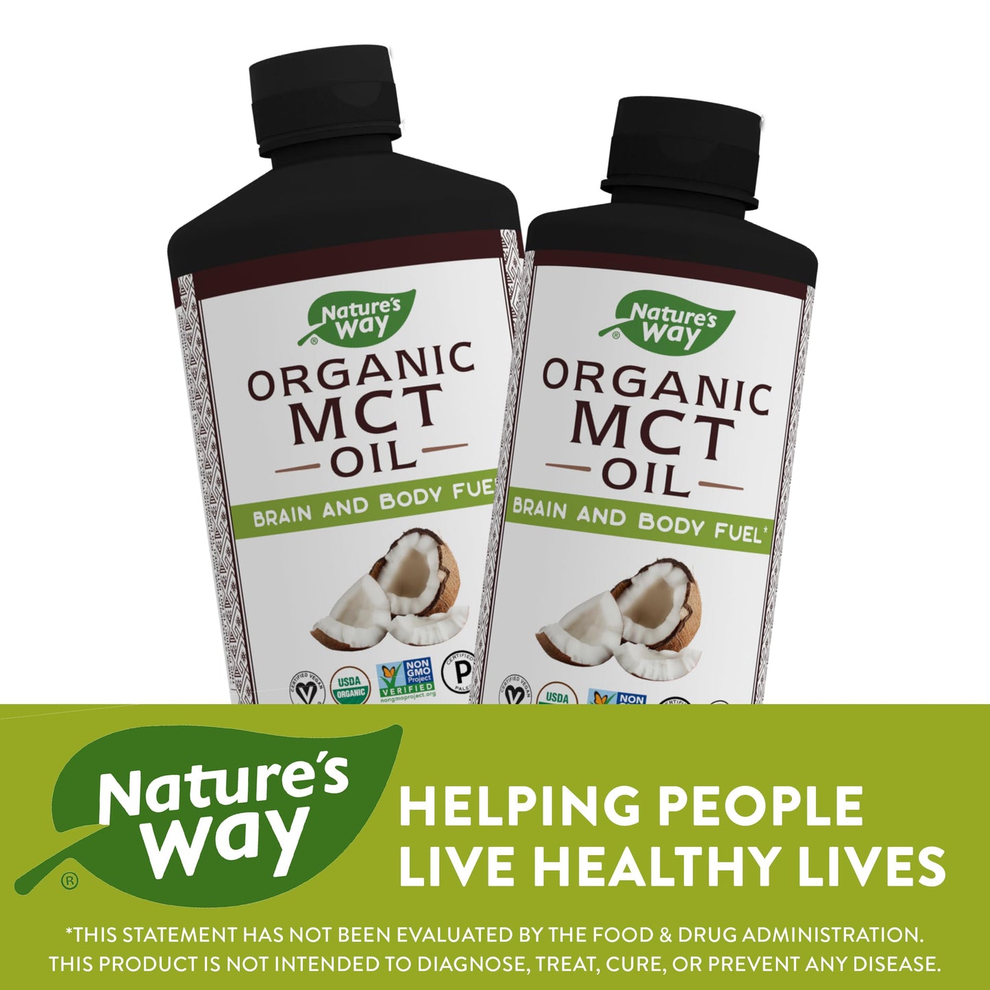 Nature's Way MCT Oil, Brain and Body Fuel from Coconuts*; Keto Paleo Certified