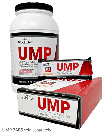 Beverly International UMP Protein Powder, Strawberry. Unique Whey-Casein Ratio