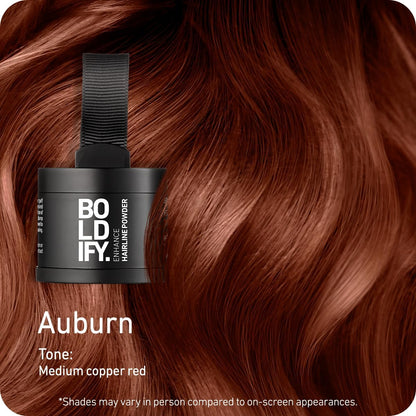 BOLDIFY Hairline Powder Instantly Conceals Hair Loss, Root Touch Up Hair Powder