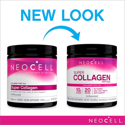 Neocell, Super Collagen, Type 1 & 3, 7 oz (198 g)