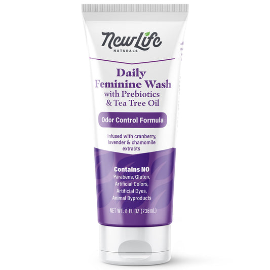 NewLife Naturals Daily Feminine Wash for pH Balance and Odor Control for Feminine Hygiene Intimate Wash