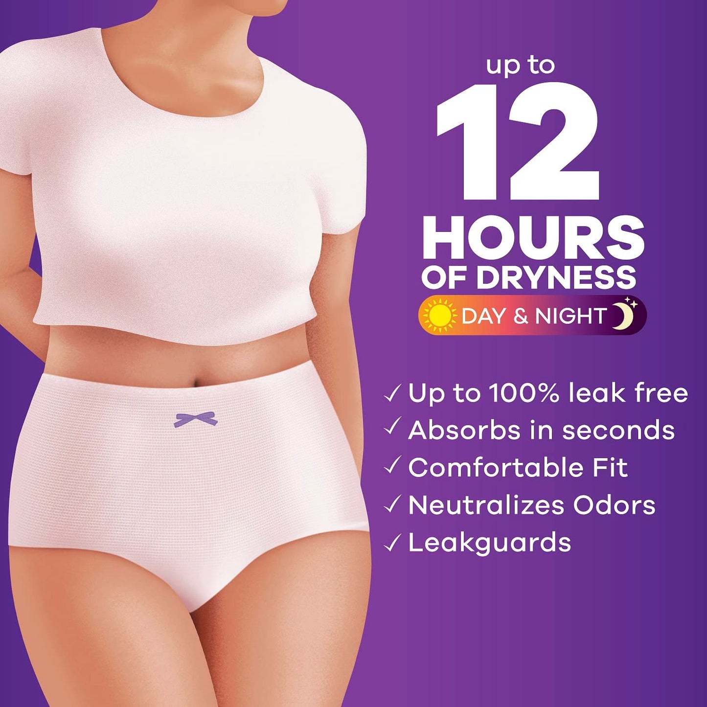 Always Discreet Adult Incontinence & Postpartum Underwear for Women