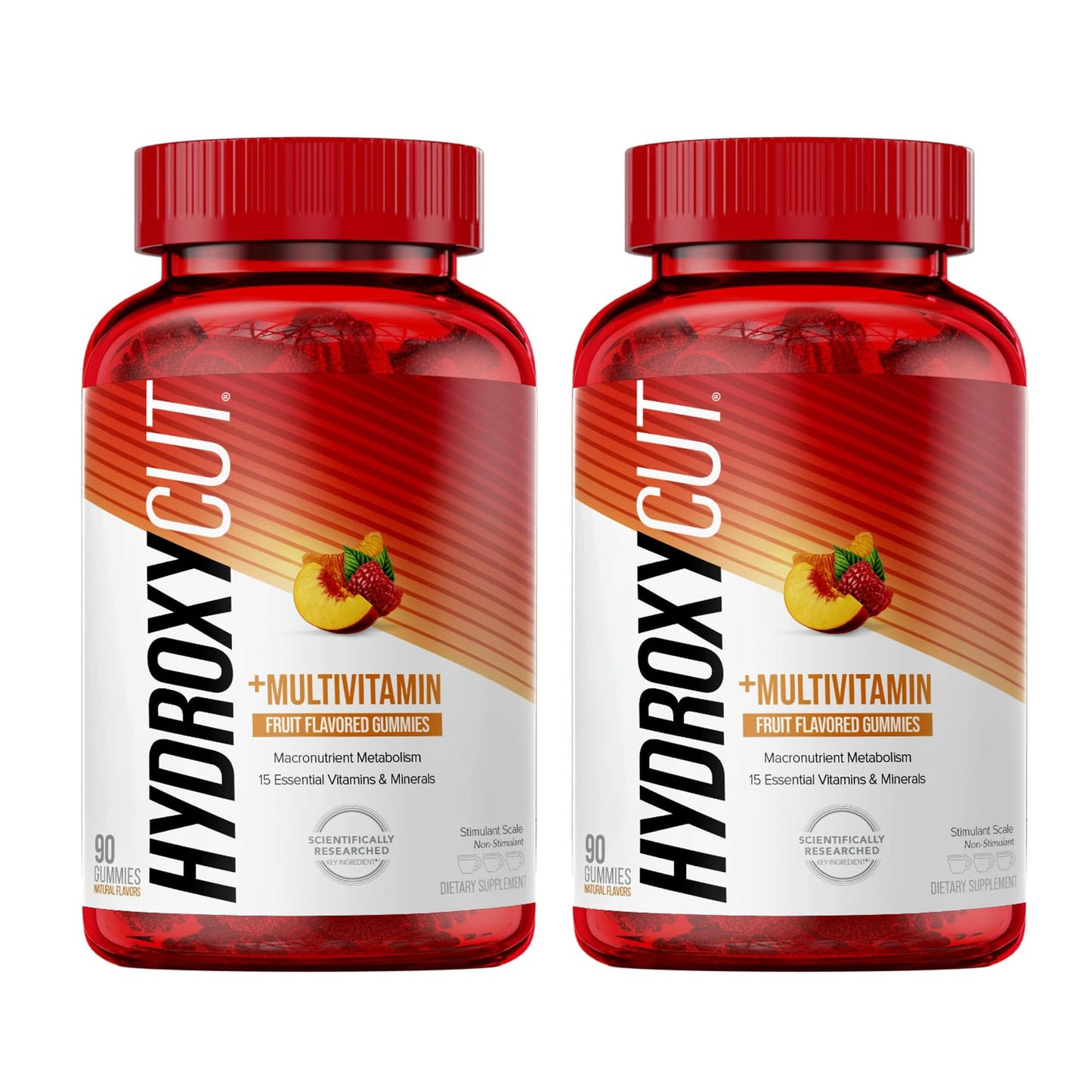 Hydroxycut Caffeine-Free Gummy for Women & Men | 15 Essential Vitamins