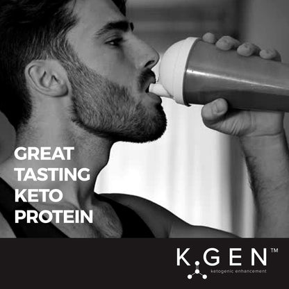 K-GEN Diet Shake Meal Replacement Keto Collagen Powder | Multi Collagen Protein with MCT Oil, Vitamin C