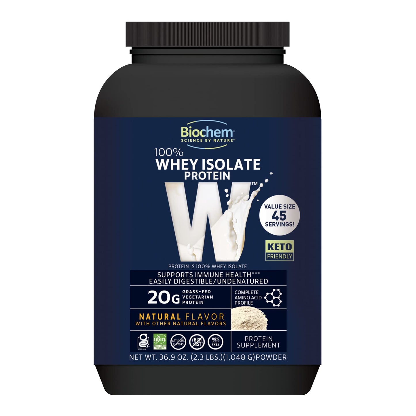 Biochem, Whey Protein Powder, 20g of Protein to Support Muscles and Intense Workouts