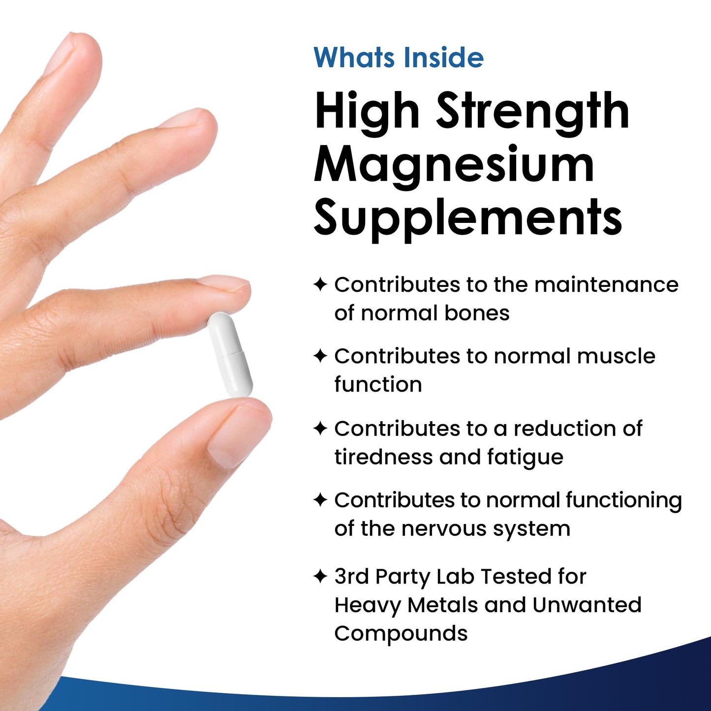 Magnesium Supplements 1620mg - Super Strength - Magnesium Citrate Capsules