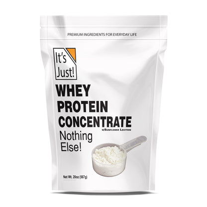 It's Just! - 100% Whey Protein Concentrate, Made in USA, Premium WPC-80, No Added 