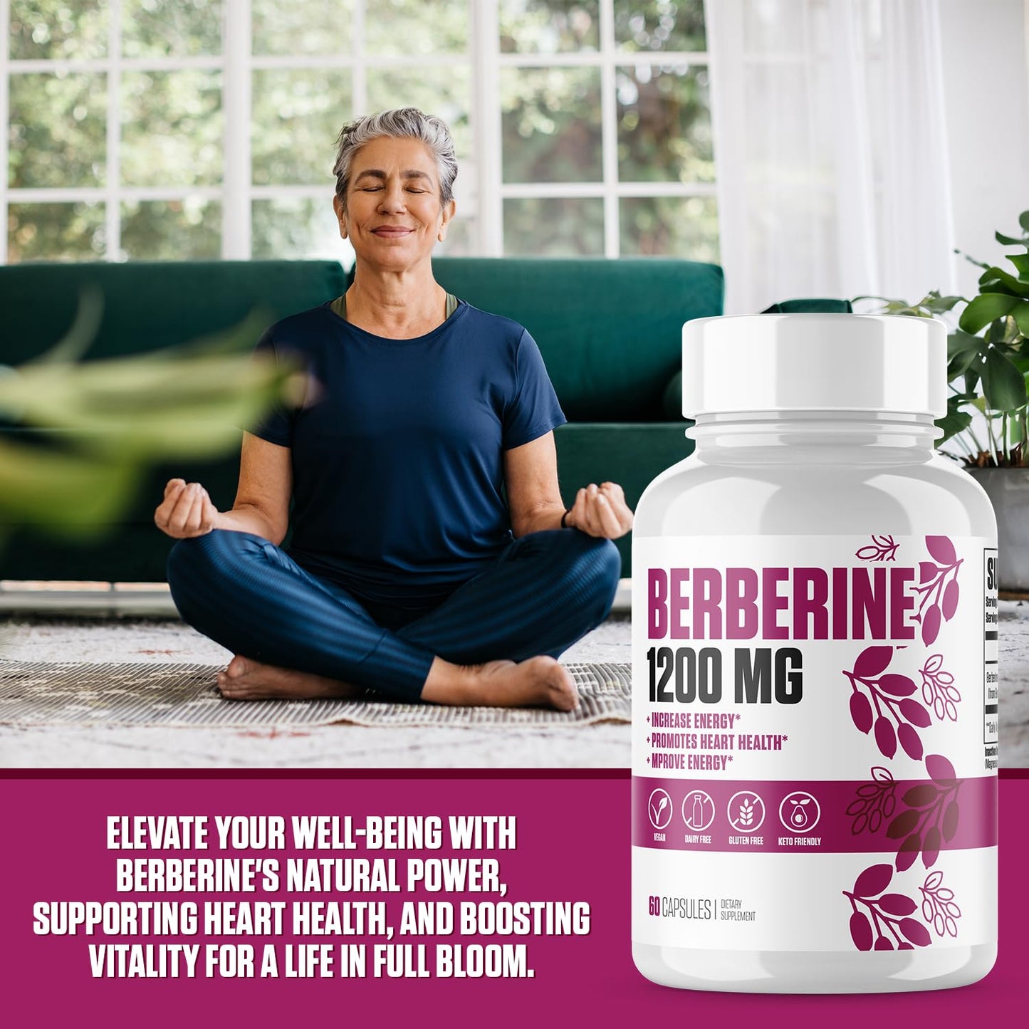 Berberine Extra Strength | #1 Rated Berberine Supplement for Heart Health, Improve Energy