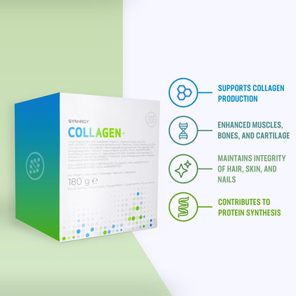 Synergy Worldwide Collagen+ 30 doses | 5810mg Collagen with Vitamin C, Hyaluronic Acid and Zinc