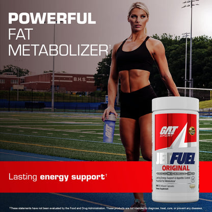 GAT Sport JetFuel Original - Weight Loss Supplement, Energy Booster, Fat Burner, Appetite