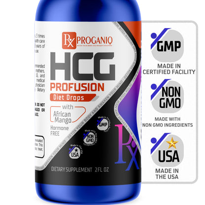 X PROGANIQ Profusion HCG Drops - Advanced Weight Management Formula with African