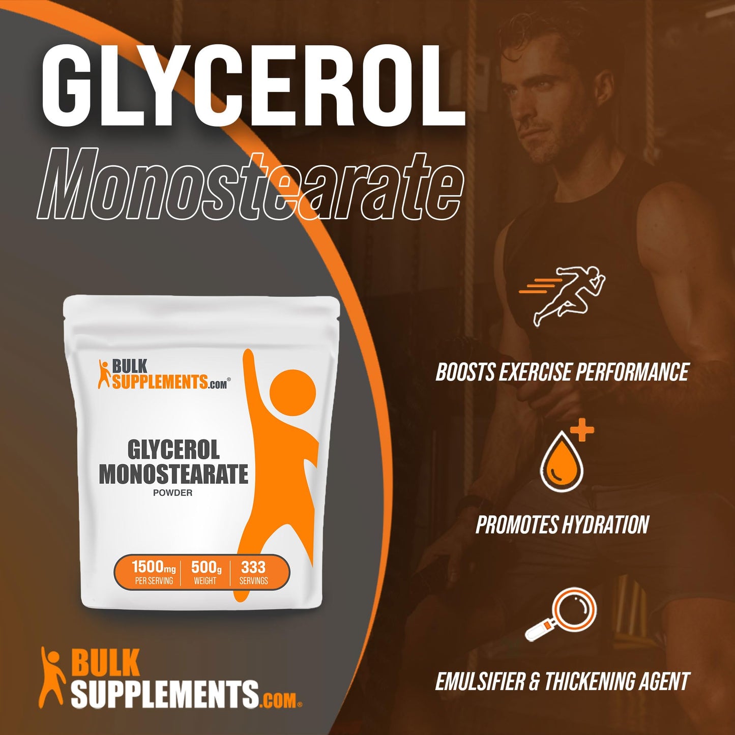 BULKSUPPLEMENTS.COM Glycerol Monostearate Powder - Glycerol Powder